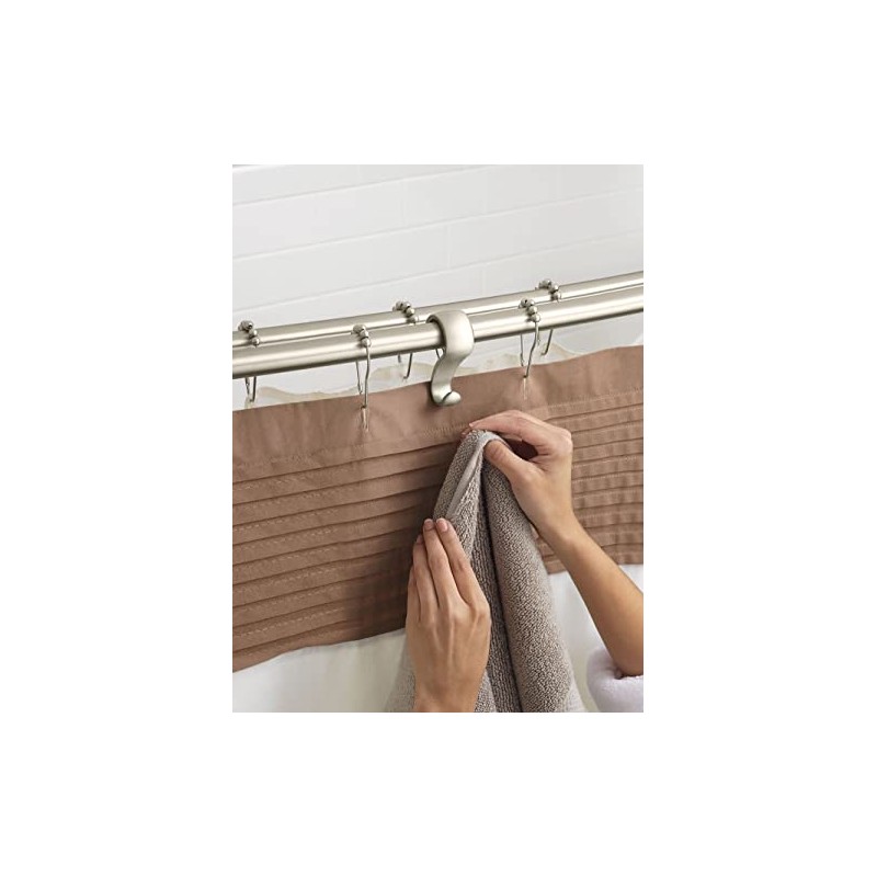 Moen Brushed Nickel Adjustable 57 to 60-inch Stainless Steel Double