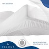 Feluna® Waterproof Molleton Mattress Topper Waterproof Bed Insert Mattress Protector