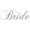 Bride Wedding Iron on Transfer (Silver)