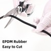 Trimold Backer Rod for Gaps and Joints, Black Rubber Caulk