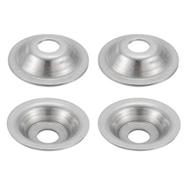 sourcing map 4 Pcs M12 Arbor Washer, 2x50mm 304 Stainless Steel Bench Grinder Arbor Washer for Bench Grinder Polisher Wire Wheel Buffing, Silver