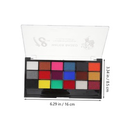 OHPHCALL Face Painting Watercolor 18 Color Kit Versatile Water-activated Face Paints Safe for All Ages Easy Cleanup Party Supplies