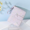 Farcauo Cartera Pequeña Con Estampado De Margaritas verde claro Cartera