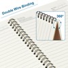 ZCZN A5 Lined Notebook, 6 Pack Spiral Notebook for School,