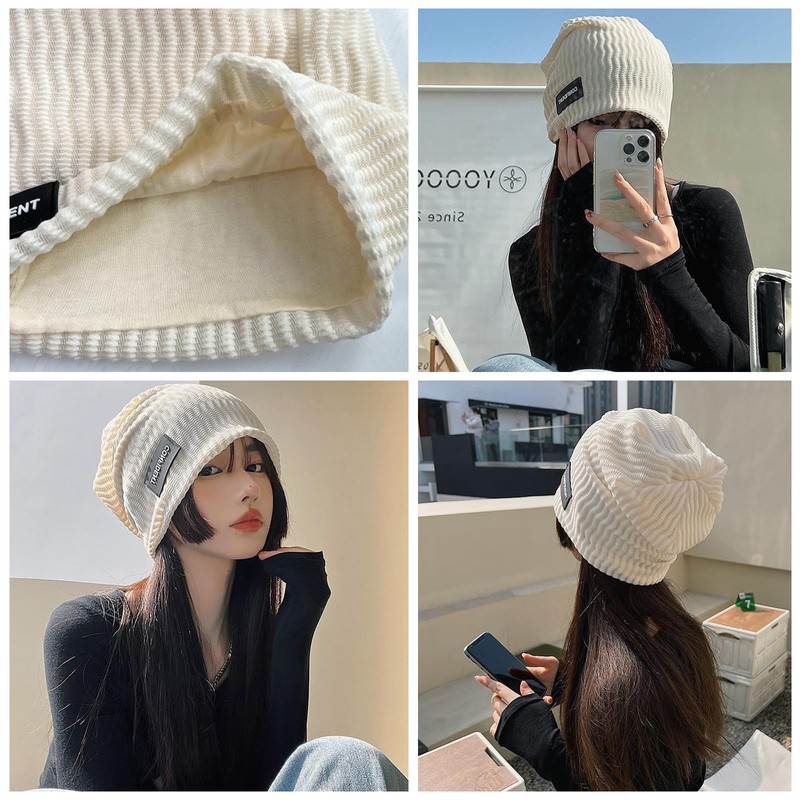 BigGood Knit Hat, Summer, Autumn, Summer Knit Hat, Stretch, Skin-friendly,