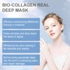 Pack of 4 Organic Collagen Real Deep Mask, Collagen Mask