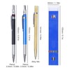 Carpenter Pencil Mechanical 2.0mm Marking Scriber Tool with Refills for