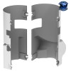 UNITED PACIFIC INDUSTRIES CHROME MIDDLE STEERING COLUMN COVER FOR KENWORTH