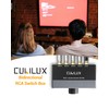 Cubilux AS-R4 4-Way Bidirectional RCA Selector Box, Passive 4-Channel Stereo