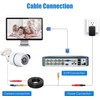 MaxSell BNC Security Camera Cable, 5-50M Length, Compatible with DVR/CCTV/AHD/CVI/TVI