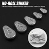 No Roll Sinkers Fishing Weights Sinkers, Flat Inline Sinkers No