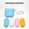 EarInTheAir AirPods Case Cover w/Keychain (Teal) + 3 Extra Lids