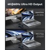 DOCKCASE Visual Smart USB C Hub (6-in-1) with HDMI Port