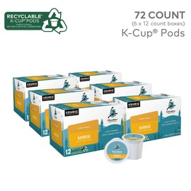 Caribou Coffee Daybreak Morning Blend Keurig Single-Serve K-Cup Pod, Light Roast Coffee, 72 Count