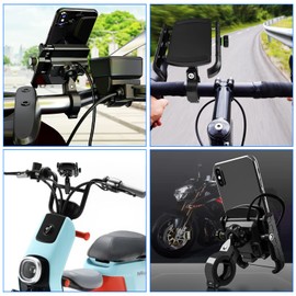 Ram Mount Halterung Kugel Arm für Handyhalterung Fahrrad Handyhalterung Motorrad Lenker Wasserdicht Zubehör für Scooter Fahrradhalterung Handy Handyhalter Roller 2 Set (25 mm)