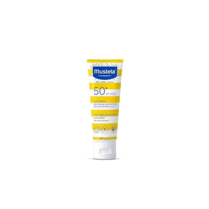 Mustela Loción Solar De Alta Protección FPS 50+, 100ml