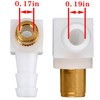 (2 Pack) 692317 493496 Carb Fuel Fitting Elbow Hose Connector
