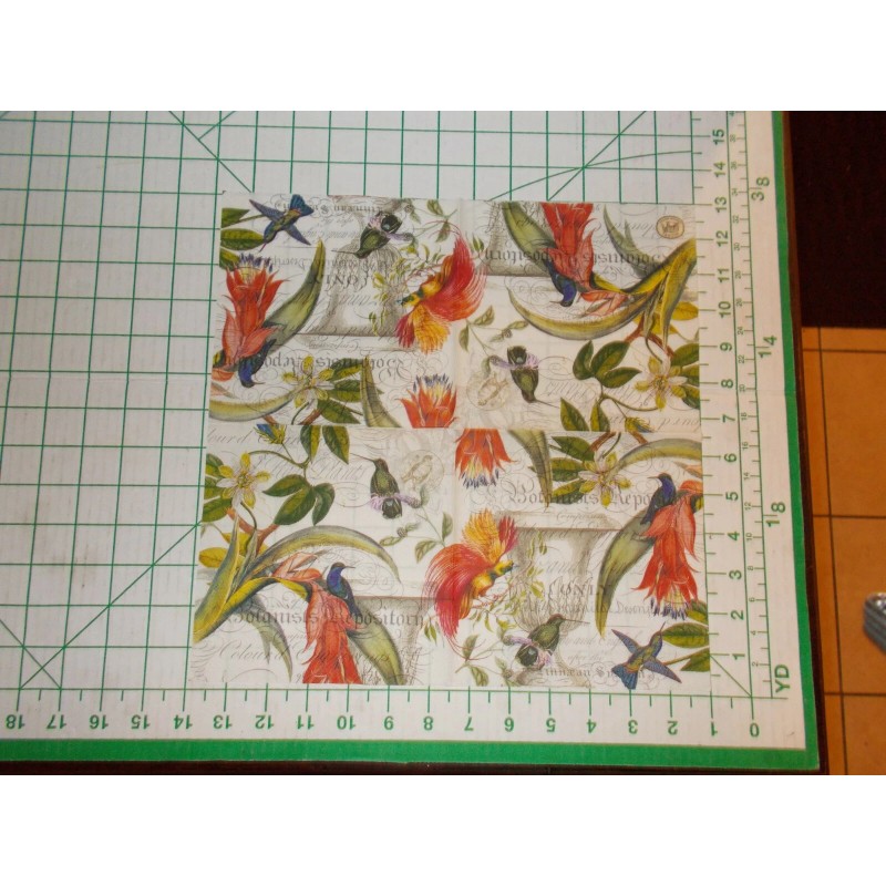 Michel Design Studio Two Decorative Luncheon Napkins for Decoupage "Enchanted