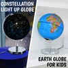 USA Toyz LED Illuminated Globe of The World with Sturdy
