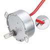 uxcell Synchronous Motor AC 12V 20-24RMP 50-60Hz 4W Double Flat