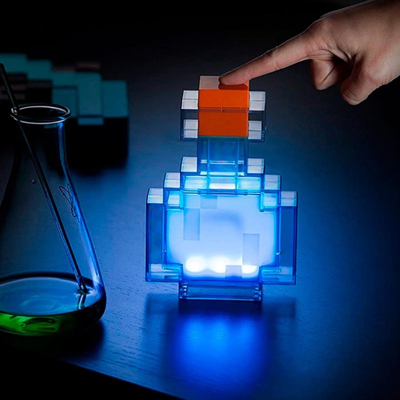 Pixel LED Night Light Color Changing Bottle Night Light Ambient