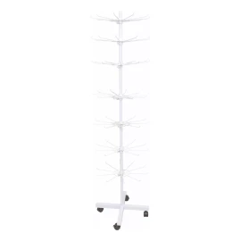 Exhivit Exhibidor De Piso Tipo Araña C/7 Niv Desarmable/ajustable