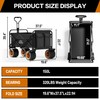 Highpro Heavy-Duty Folding Beach Cart with Extra Large 150L Capacity,
