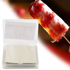 Nikou Nougat Paper, 500Pcs Edible Wafer Paper Glutinous Rice Candy Paper, Safe Handmade Candy Paper Packaging Sheets for Nougat, Caramel, Toffee