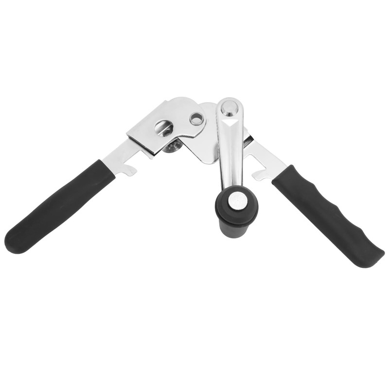 Can Opener, Professional Safe Manual Lid Opener, Stainless Steel with