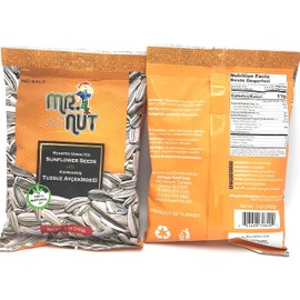 Mr. Nut Mr Nut Roasted UNSALTED SunFlower Seeds 5 oz,PACK of 2 (Aycicek cekirdegi)