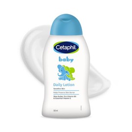 Cetaphil Baby Loción Hidratante Facial y Corporal Piel Sensible 300 ml