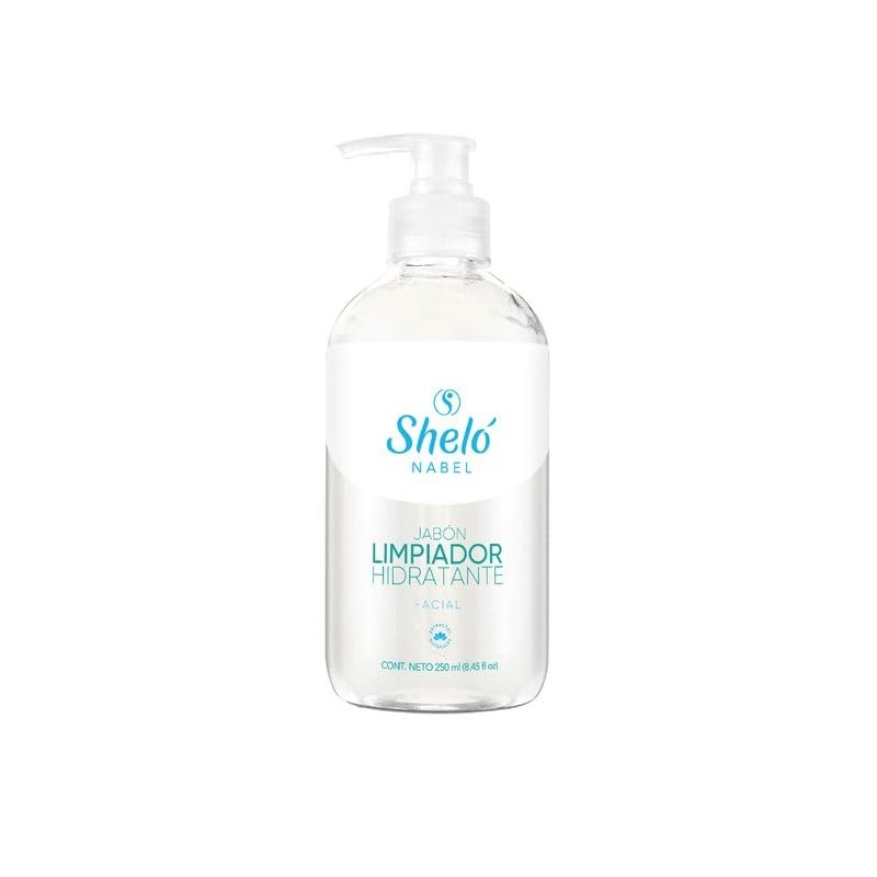 Shelo Nabel Jabón Limpiador Hidratante Facial, 250 ml