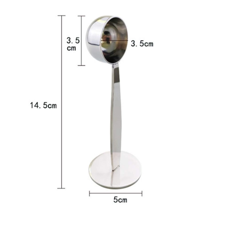 JINYONGXING 2 in 1 Stainless Steel Coffee Scoop Tamping Dual-Purpose