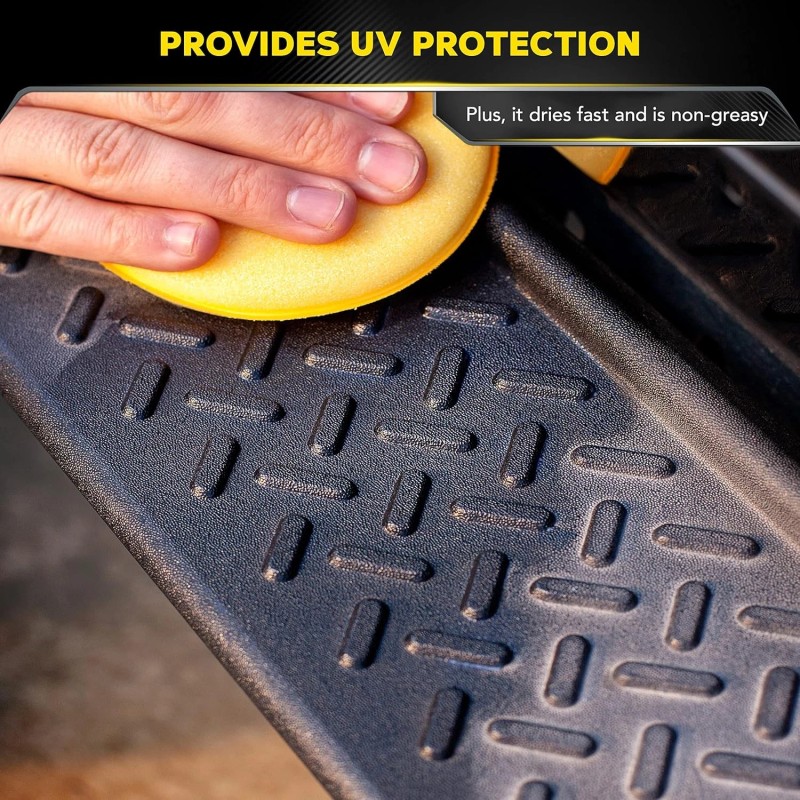 Meguiar's Ultimate Black Plastic Restorer - Enhance Faded Trim with