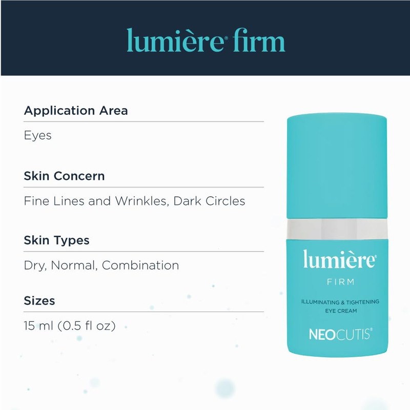 Neocutis Lumiere Firm - Illuminating and Tightening, Anti-Aging Eye Cream