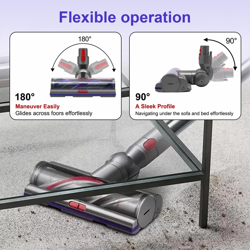 V11 High Torque Brush Head Attachments Compatible with Dyson V15