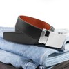 Nelbons Men's Belt Ratchet Automatic Belt for Men 35 mm