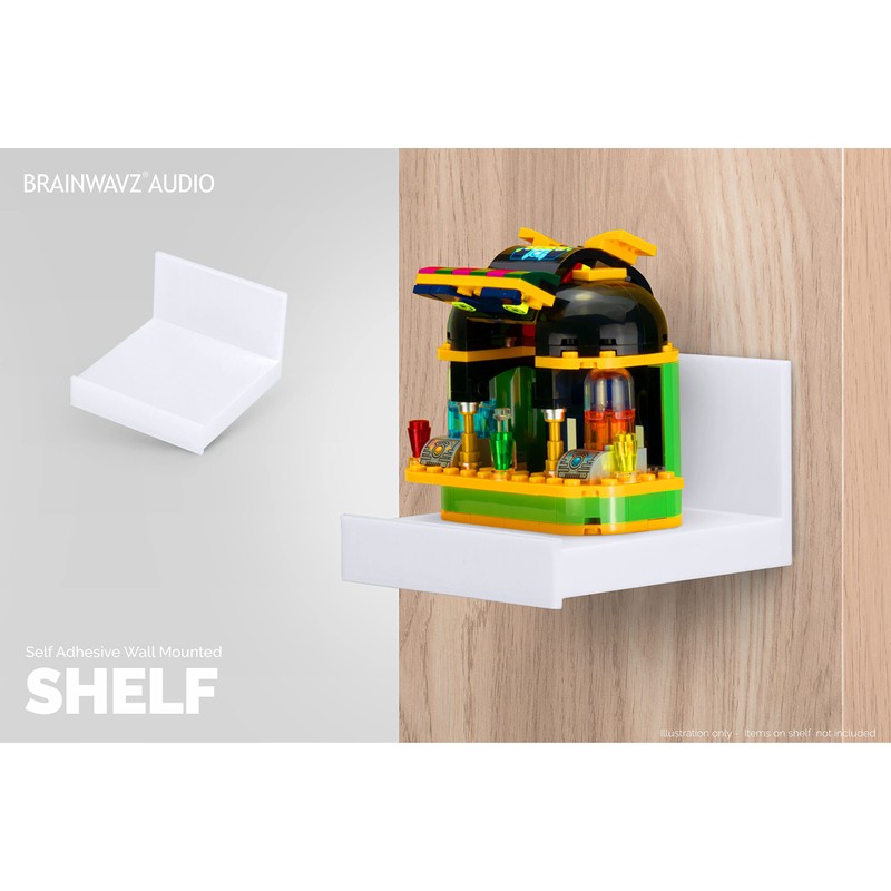 Screwless 4" Universal Shelf for Cloud Security Camera, Baby Monitor,