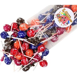 Assorted Fruit Flavored Tootsie Roll Pops- America's Favorite LolliPop with Chocolately Center- Classic, Bulk Sizes, Variety Pack (1 Pound)