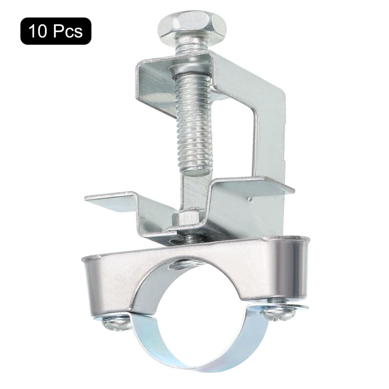 uxcell 10Pcs Conduit Hanger with Beam Clamp Fit for 1"(25mm)