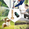 Garden Hose Sprayer Nozzle Adjustable Brass Hose Nozzle Heavy Duty