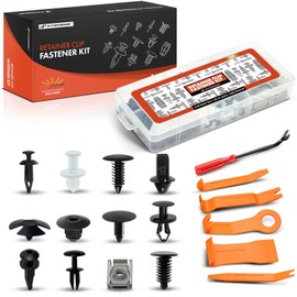 A-Premium 120PCS Bumper Fender Trim Clips Retainer Fastener Kits Compatible with Ram 1500 Pickup 2011-2023, with 1PC Fastener Remover