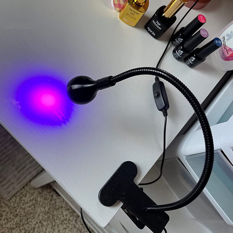ULIKELED 3W 395NM LED Black Light, Flexible Gooseneck UV Blacklight