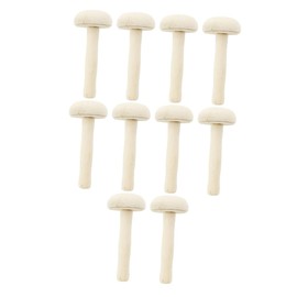 Ciieeo 10pcs Professional Darning Mushrooms Multi-function Wooden Knitting Tools for Diy Clothing Repair