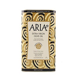 Aria Greek 2020 Harvest Extra Virgin Olive Oil from Western Crete - 3 Liter / 101.4 Ounce Tin