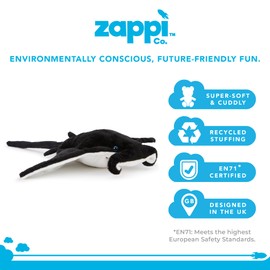 Zappi Co Plush Children's Cuddly Toy, Soft Cuddly Plush Toy, Part of the Safari Animals Collection, Perfect for Children (33 cm) (Manta)