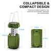 Camping Lantern 5000mAh Solar Hand Crank Telescopic LED Flashlight Portable