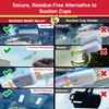 MASIGO EZ Pass Holder for Windshield – Reusable Static Film