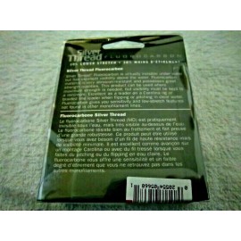 SILVER THREAD FLUOROCARBON LINE 200 YD ZFC600200 SILVER CLEAR 6LB TEST AU5201