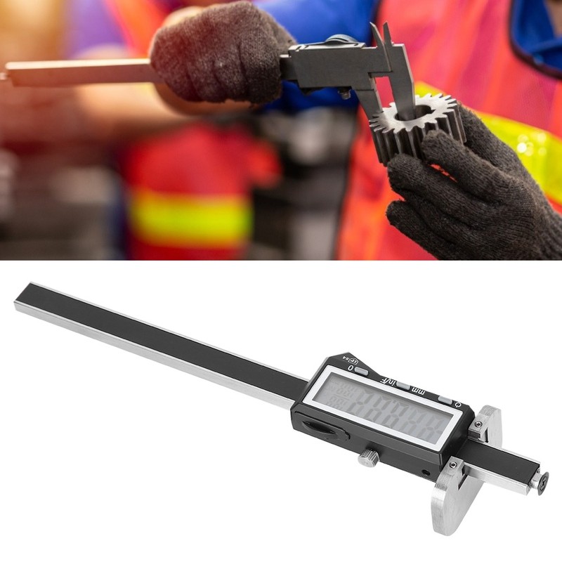 Digital Vernier Caliper Electronic Parallel Scribing Measuring Tool Stainless Steel